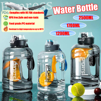 2500ML/1700ML/1200ML Dodge Tritan Water Drinking Bottle With Straw With Handle Sport Plastic BPA Fre