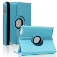 Tablet Case For iPad Mini 123 Case 360 Rotation flip PU Leather Case A1432 A1454 A1600 A1490 Smart Cover with Stand Function