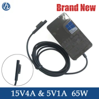 Ac Adapter Charger Model 1706 65W 15V 4A &amp; 5V1A for Microsoft Surface Book 2/Surface Go/surface Laptop 2/Surface Pro 3 4 5 6