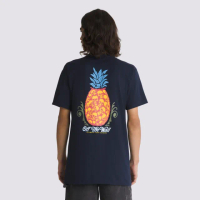 【VANS 官方旗艦】Pineapple 男女款深藍色印花短袖T恤