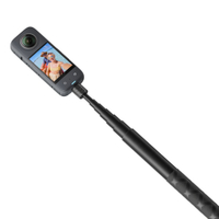 Self-Timer Rod สำหรับ Insta360 114ซม. ที่มองไม่เห็น Selfie Stick สำหรับ X3 One Rsr X2 X GO2