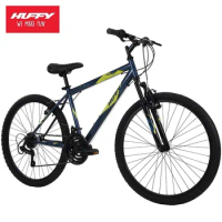 2023 New Huffy Hardtail Mountain Bike Stone Mountain 26 Inch, 21-Speed Lightweight 17 Inch Frame Dark Blue
