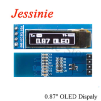 0.87 inch OLED LCD Dispaly Module 128x32 0.87" LED Screen White IIC I2C Interface SSD1316 Driver for Arduino AVR STM32