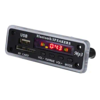 Car Speaker FM Radio Security Digital Card Wireless Bluetooth-compatible MP3 Decoder Module