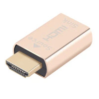 Lock Screen Signal Holder KVM HDMI2.0 Virtual Adapter EDID DDC Dummy Plug for Display Emulator Up to 3840X2160