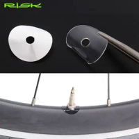 20pcs/set RISK Mountain Road Bike Bicycle French Presta Valve Sticker Rim Protection Gas Air Nozzle Glue Pad Tube Tire Gasket