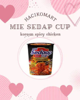 mie sedap cup korean spicy chicken seaweed crunch 81g