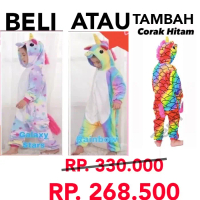 Kostum anak costum unicorn cosplay unicorn kostum onesie unicorn