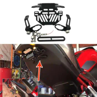 License Plate Holder For YAMAHA MT-09 MT09 MT 09 Tracer FJ-09 FJ09 FJ 09 2014-2018 2019 Motorcylce Accessories Frame LED Light