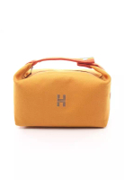 Hermès Pre-Loved Hermès Bride a Brac GM Rocabar Ocher Handbag wool Yellow brown multicolor silver ha