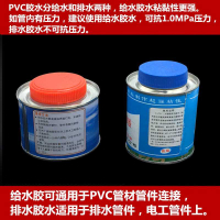 水管合劑配件件pvc塑料管排水粘塑料管道膠水給水粘合接頭專用.