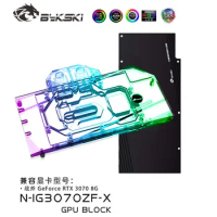 Bykski N-IG3070ZF-X GPU Water Block For Colorful GeForce RTX 3070 NB-V Graphics Card,VGA Liquid Cooler