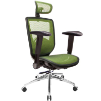 【GXG 吉加吉】高背全網 電腦椅 鋁腳/滑面摺疊扶手(TW-81Z6 LUA1J)