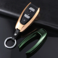 Aluminium Alloy Car Key FOB Case Key Cover For Aston Martin DBX 2020 2021 Auto Accessories Ring