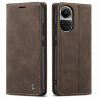 Flip Cover For OPPO Reno 10 5G Case Leather Wallet Cards Holder Luxury Shockproof Phone Case For OPPO Reno 10 Pro
