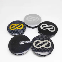 4pcs 56mm 53mm Enkei Racing Wheel Center Cap Hubcaps Car Styling Rims Replacement Hub Cover Emblem Badge Auto Accessories