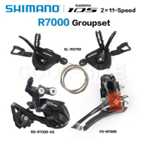 SHIMANO 105 RS700 + R7000 Groupset R7000 Derailleurs ROAD Bicycle Shift Lever + Front Derailleur + Rear Derailleur SS GS