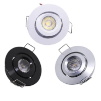 Embedded Led Ceiling Small Spotlight 12V 3W Living room Kitchen Shopping Mall Bar Display Cabinet Adjustable Angle Led Lights