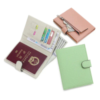 กระเป๋าใส่พาสปอร์ต RFID ใหม่ กระเป๋าสตางค์อเนกประสงค์ กระเป๋าใส่ตั๋ว กระเป๋าเอกสารพาสปอร์ต กระเป๋าเก