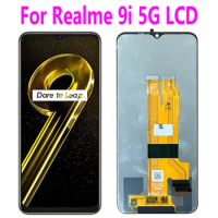 6.6'' Original For Realme 9i 5G LCD Display Screen Touch Panel Digitizer Replacement Parts For Realme 9i 5G With Frame RMX3612