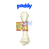 Xương Gặm Cho Chó Inu Fonti Da Bò Nơ Trắng