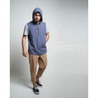 Samase Rompi Hoodie Half Zipper S036 Katun Linen Limited Edition
