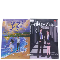 Paket isi 2 Novel Bestseller Langit senja + Alden zea Psychology Habits Resep Putra