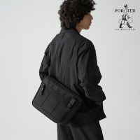 PORTER INTERNATIONAL - 自信經典NEW HEAT斜背包 - 全黑