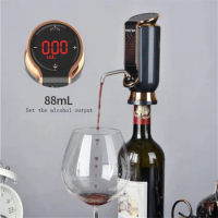 Eelectric Wine Decanter Vacuum Saver 10 Days Preservation Smart Auto Wine Stopper Electronic Wine Dispenser Bar Accessories