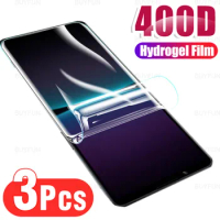 3Pcs HD Hydrogel Film Screen Protector For Sony Xperia 1 IV 6.5inch Full Cover Protective Film For Sony Xperia 10 IV 10IV 1IV