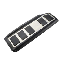 Stainless Steel Car Gas Brake Pedal At Rest Pedal Pad for Ford Focus 2019+ Edge Lincoln Aviator Car Modification Acc.