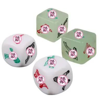 LOVE DICE DADU CINTA MINI PRIA WANITA TOYS WHITE DICE TOYS GAME PRIA WANITA PRIVASI AMAN