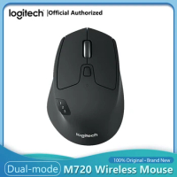 Logitech M720 Wireless Mouse 2.4GHz Bluetooth 1000DPI Gaming Mice Unifying Dual Mode Multi-device Office Gaming Mouse for PC