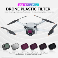 Optical Glass Camera Lens Filter Set Adjustable Cpl Mirror Compatible For Dji Mini 3 Pro Drone Accessories