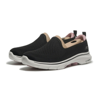 【滿千折百】SKECHERS 休閒鞋 GO WALK 7 黑粉 寬楦 健走鞋 女 125208WBKPK