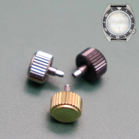 6.5mm Watch Crown Stainless Steel Accessories Replacement Parts For Seiko 41mm skx Cases skx009 skx013 skx007 NH35 NH36 Movement