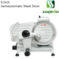 6 inch Meat Slicer semi-Automatic electric frozen meat slicing machine luncheon meat slicer mutton cutting machine cheese slicer