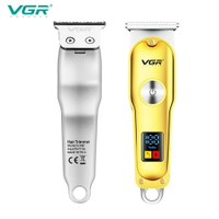 Vgr V290 理髮器個人護理電動剃須刀雕刻新電動推式 LED 智能顯示屏便攜式油 VGR 290