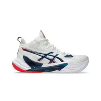 Sepatu Voli Asics Metarise 2 White Mako Blue 1051A089.101 45