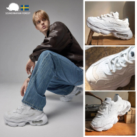 【SCANDINAVIAN FOREST 北歐小刺蝟】ROCK913．絕世搖滾氣墊增高老爹鞋(牛奶白)
