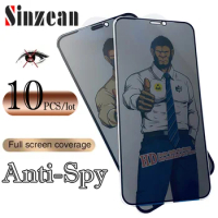 Anti Spy Gorilla Glass For IPHONE 1513 Mini14 Pro 12 Pro 11 XR XS MAX 6S 78 Plus Full Glue Privacy Antistatic Screen Protector