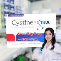 [Tem cty nhập khẩu] Viên uống làm sáng da, giảm tóc gãy rụng, chắc khoẻ móng Cystine Extra - 60 viên