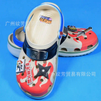 Naruto Series Clog Shoes Summer Breathable Non-Slip Men's Clog Shoes Versatile Cartoon Non-Slip Beac