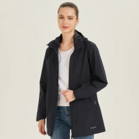 【JORDON 橋登】GORE-TEX 防水機能輕薄風衣(防風/透氣/連帽/輕量/女外套/女大衣)