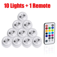 100 pieces/lot Submersible LED Lights Waterproof Tea Lights Candles Multi-color Battery Powered with Remote Control for wedding