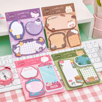 PENANDA MEMO STICKY NOTES 3 IN 1 / STIKCY NOTE 1SET 3PCS / STICKY NOTES MOTIF IMUT / STICKY NOTES KA