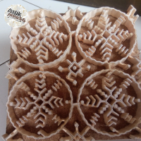 Canting Kayu Motif Jlamprang Halus Asli Pekalongan Batik Cap _ Stemp Batik
