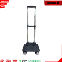Troli Lipat Maxbuilt Troli Barang Lipat 50 Kg Foldable Trolley Hitam