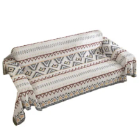 Nordic Polyester Four Seasons Home Bed Blanket Chair Lounge Divan Sofa Cover Non-slip Slipcover