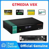GTMEDIA V8X Mars Satellite Receiver DVB-S/S2/S2X HEVC H.265 Built-in WIFI,CA Card Reader STB,Support MARS/ECAM/CCAM/M3U TV Box